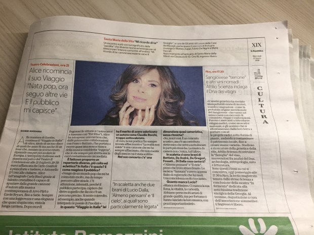 La Repubblica - Alice - VIAGGIO IN ITALIA - 27.03.19 Bologna